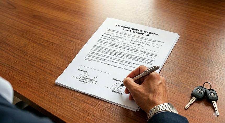 Carta de compra venta de vehículo: Formato y guía 2026